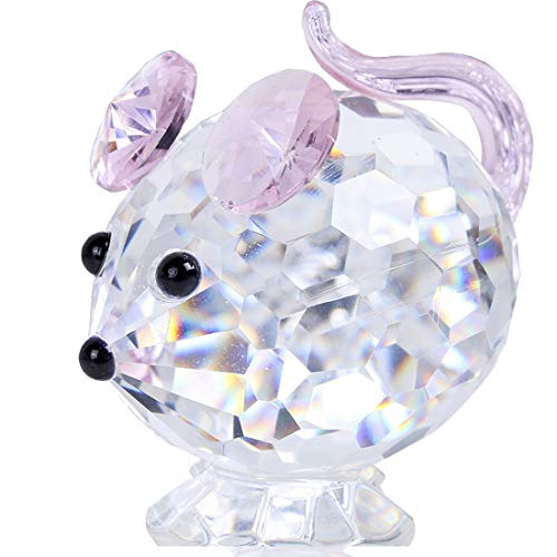 Crystal Mouse Figurines Collectibles