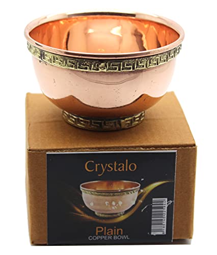 Crystalo Copper Offering Bowl