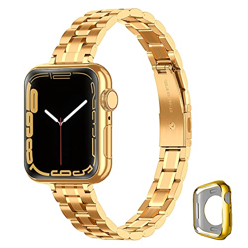 CSJCUBIC Metal band Compatible with Apple Watch Band