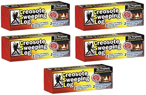 CSL Creosote Sweeping Log Chimney Cleaner - Quantity 5