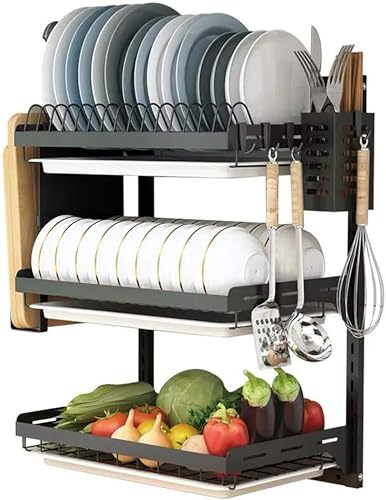Virgorack 3 Tier Large Wall Mounted Dish Drainer