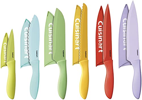 Cuisinart 12-Piece Colorful Kitchen Knife Set
