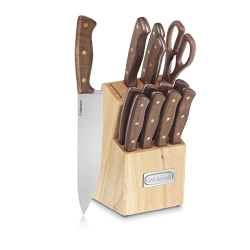 Cuisinart Advantage Cutlery 14-Piece Walnut Knife Set