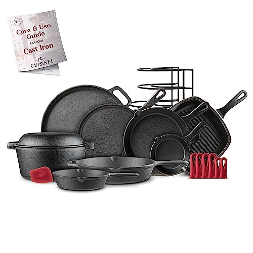 Cuisinel Cast Iron Cookware Set