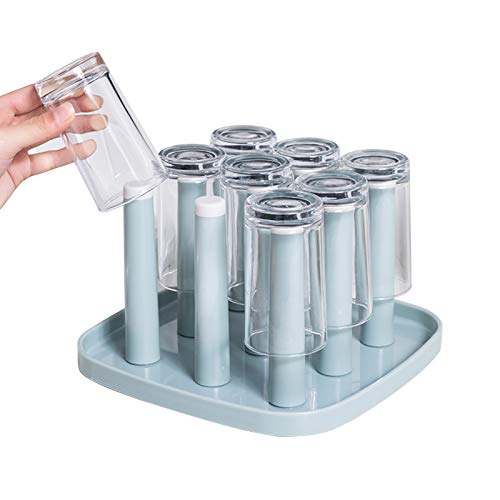 Cup Drying Rack Organizer with 9 Cup Holder