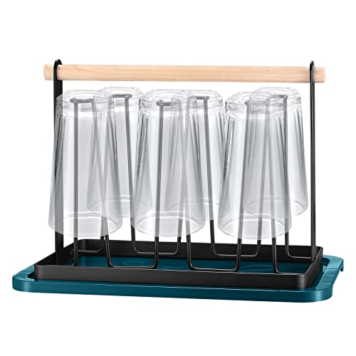 Cup Drying Rack with Drain Tray