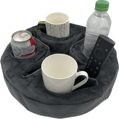 Cup Holder Pillow and Sofa Organizer Caddy