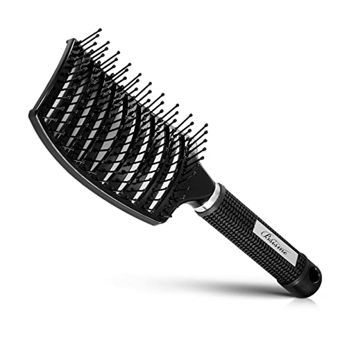 Curved Vented Brush for Faster Blow Drying