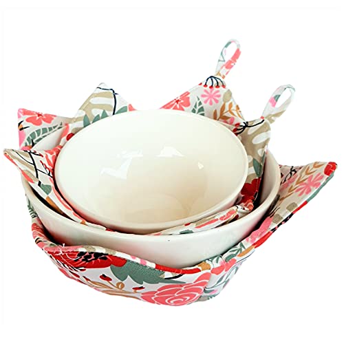 CUSHYSTORE 2 Bowl Cozies: Heat and Cold Resistant Anti-Scalding Protector