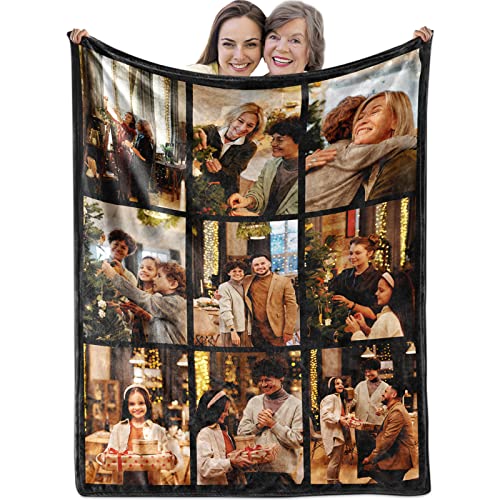 Custom Blanket with Picture - Personalized Throw Blanket