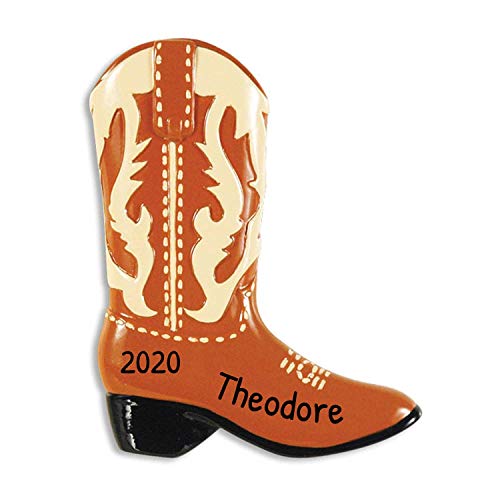Custom Cowboy Boot Ornament