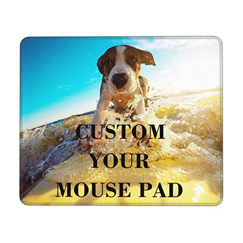 Custom Mouse Pad - Personalized Add Your Image Text Non-Slip Rubber Mice Mat
