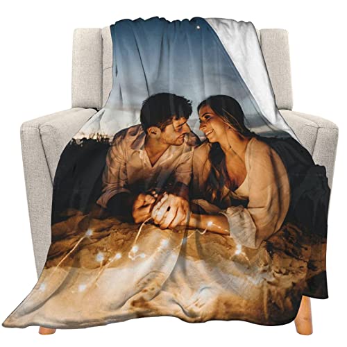 Custom Photo Text Blanket