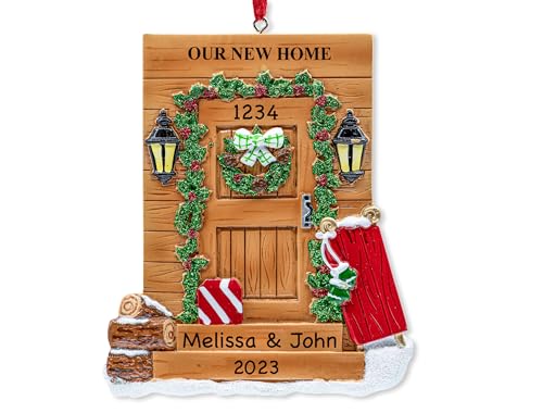 Custom Rustic Door Christmas Ornament 2023
