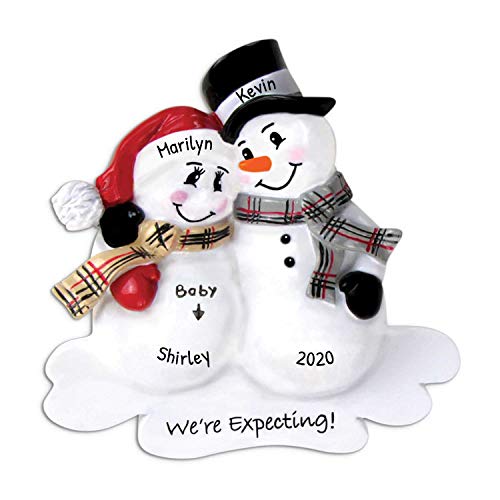 Customizable Baby Expecting Christmas Ornament 2023