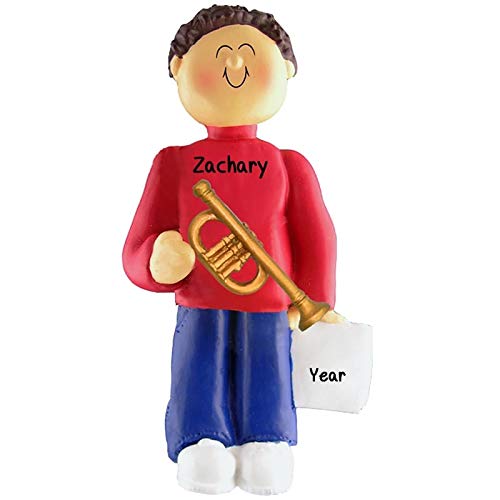 Customizable Trumpet Music Ornament