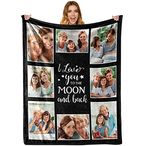 Customized Mom Blanket with Photos