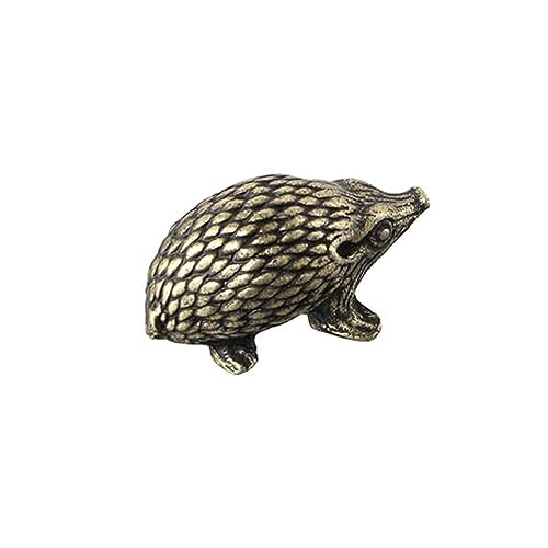 Cute Brass Hedgehog Ornament
