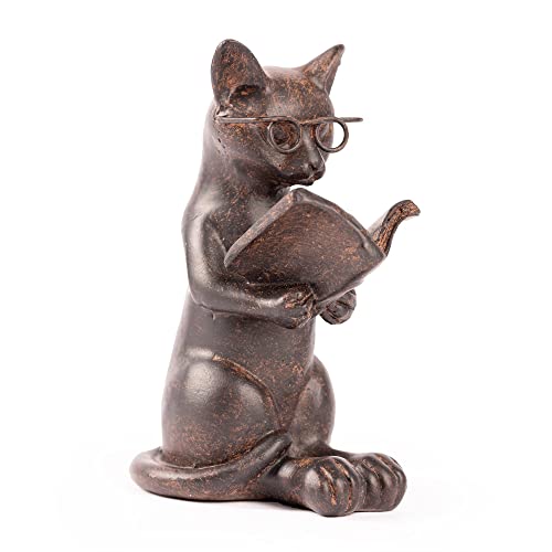 Cute Cat Statue - Whimsical Cat Decor for Cat Lovers