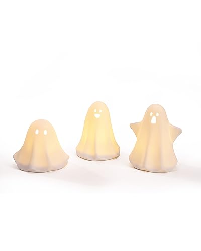 Cute Ceramic Light Up Ghost Decor