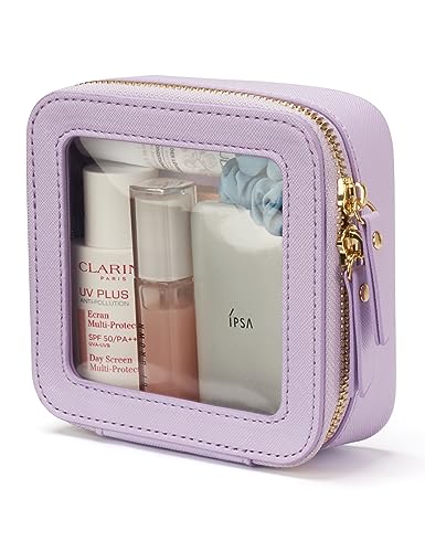 Cute Clear Makeup Bag for Travel - Small and Stylish