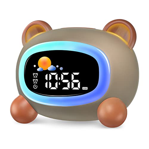 Cute Kids Alarm Clock with Sleep Training Features
