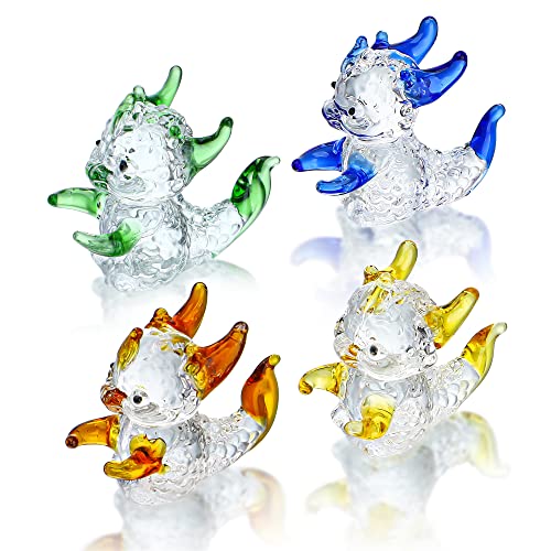 Cute Mini Glass Dragon Figurines