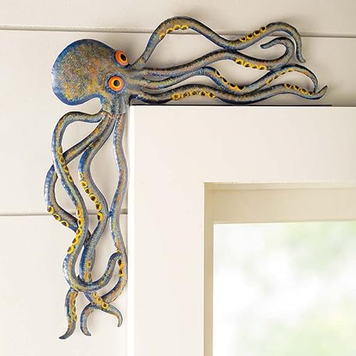 Cute Octopus Sitter Statue Collectible Figurines for Home Decor