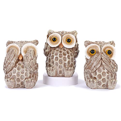 Cute Owl Figurines for Home Décor