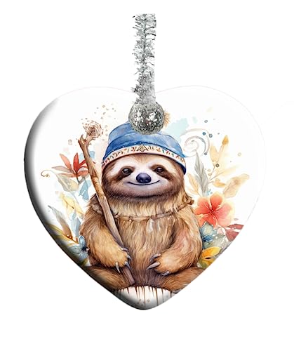 Cute Sloth Christmas Ornaments