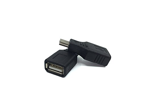 Cuziss USB 2.0 Type A to Mini USB Adapter - 2 Pack