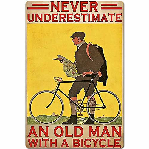 Cycling Tin Sign Antique Vintage Metal Poster