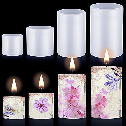 Cylinder Resin Moulds for Aromatherapy Candles