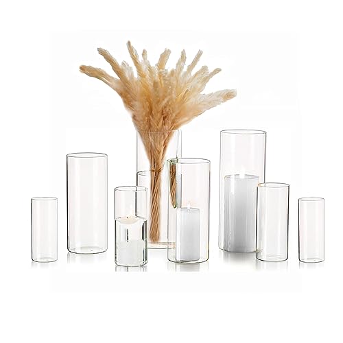 Cylinder Vase Bulk Clear Esmiome