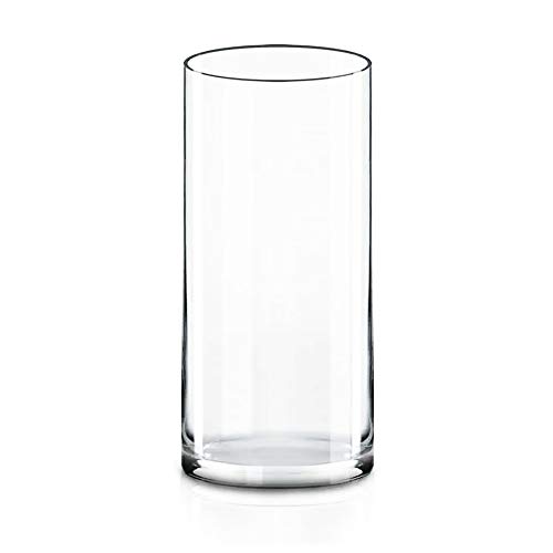 CYS Clear Glass Cylinder Vase