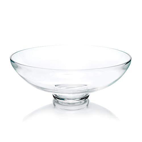CYS Excel Glass Decorative Footed Bowl