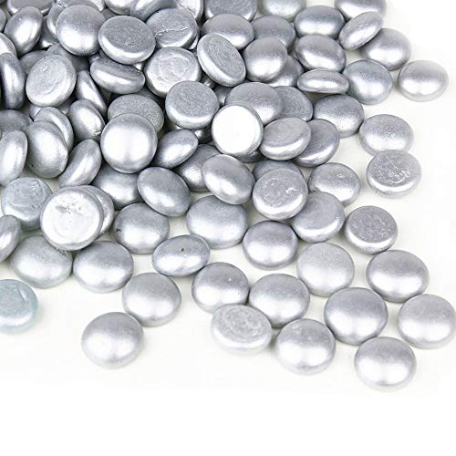 CYS EXCEL Silver Glass Gemstone Beads Vase Fillers