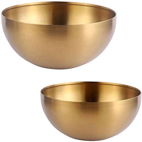 Dadamong Stainless Steel Salad Bowls - Set of 2