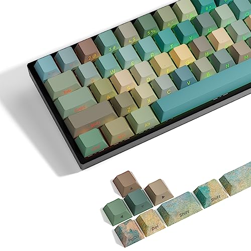 Dagaladoo PBT Keycaps - Oil Painting Design for Keyboards