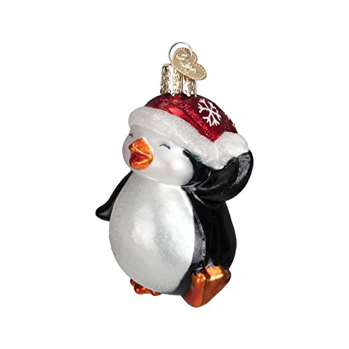 Dancing Penguin Glass Blown Ornaments
