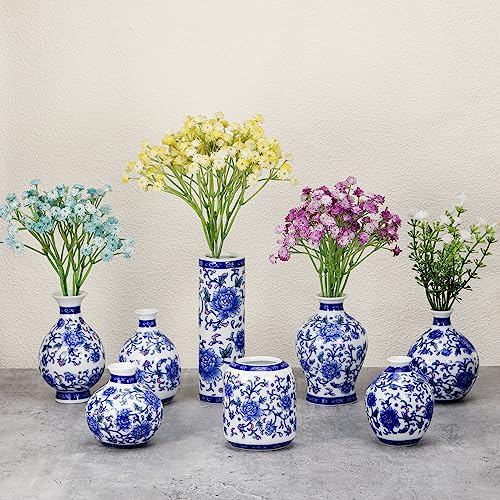 Dandat Set of 8 Porcelain Vases