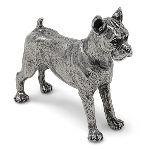 DANFORTH Boxer Dog Figurine - Handcrafted Pewter Collectible