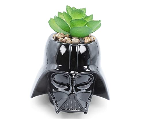 Darth Vader Helmet Ceramic Mini Planter