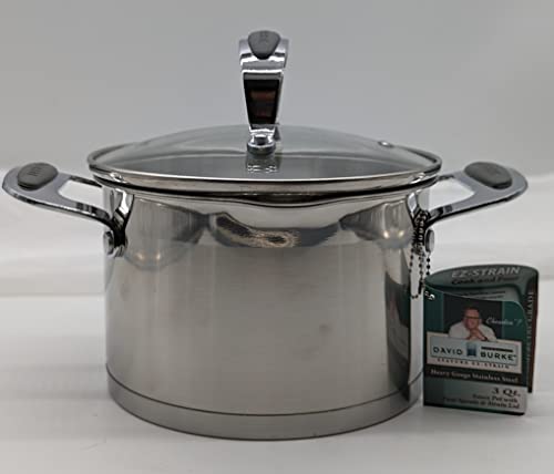 David Burke Gourmet Pro Splendor 2qt Chef Sauce Pan Pot - 2 qt