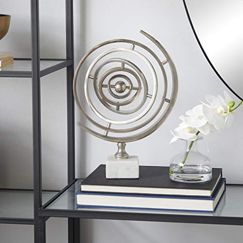 Deco 79 Aluminum Armillary Globe