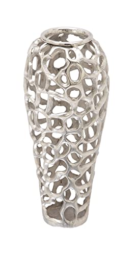 Deco 79 Aluminum Coral Vase - Contemporary Decorative Piece
