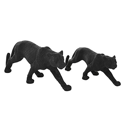 Deco 79 Leopard Sculpture Set