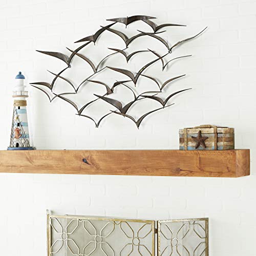 Deco 79 Metal Bird Wall Decor