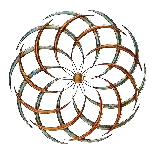 Mindsight Ripple Kinetic Wall Art: Tranquil Décor for Home & Office Canyon Brown