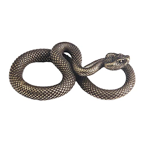 Decor Snake Figurine Vintage Style for Office and Home